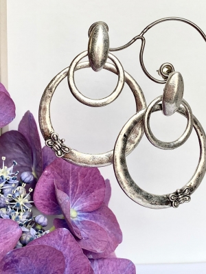 Batterd Loop Earrings (OUT OF STOCK)