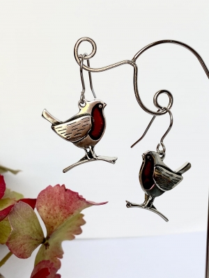 Red Robin Earrings