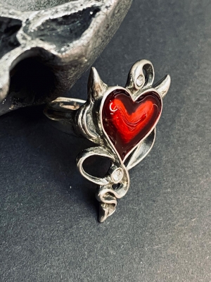Alchemy Devil Heart Ring (OUT OF STOCK)