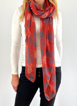 Red & blue scarfe Thumb