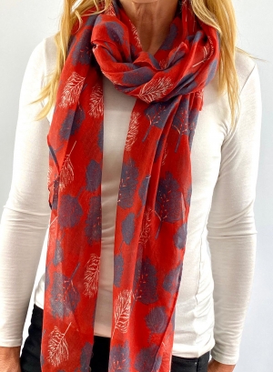 Red & blue scarfe Thumb