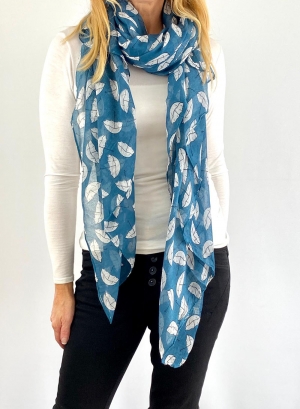 White & Blue Scarfe Thumb