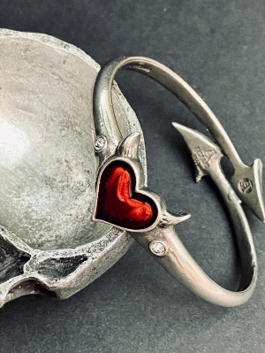 Alchemy Red Heart Bangle (OUT OF STOCK)