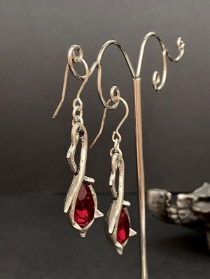 Red earrings alchemy Thumb